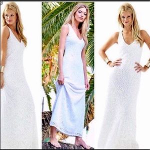Lilly Pulitzer Aster Knit Lace Racerback Maxi